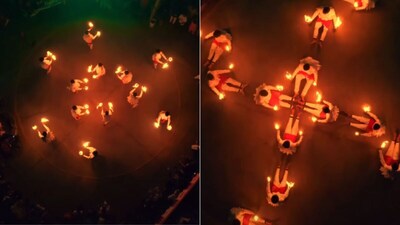 Mashaal Raas: The Fiery Folk Dance That Keeps Jamnagar’s Navratri Traditions Alive (Credit: amazing,amdavad/Instagram)
