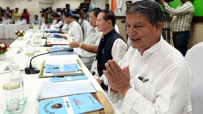 The message from the central leadership does not appear to have deterred Harish Rawat (in pic), who is set to begin the second leg of his programmes. (AFP)