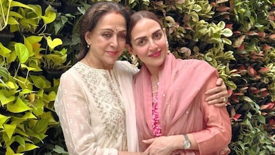 Esha Deol wishes Hema Malini a happy 78th birthday.