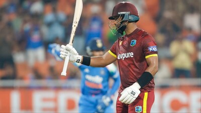 Shai Hope breaks record of highest ODI score by wicketkeeper against India. (Picture Credit: Creimas)