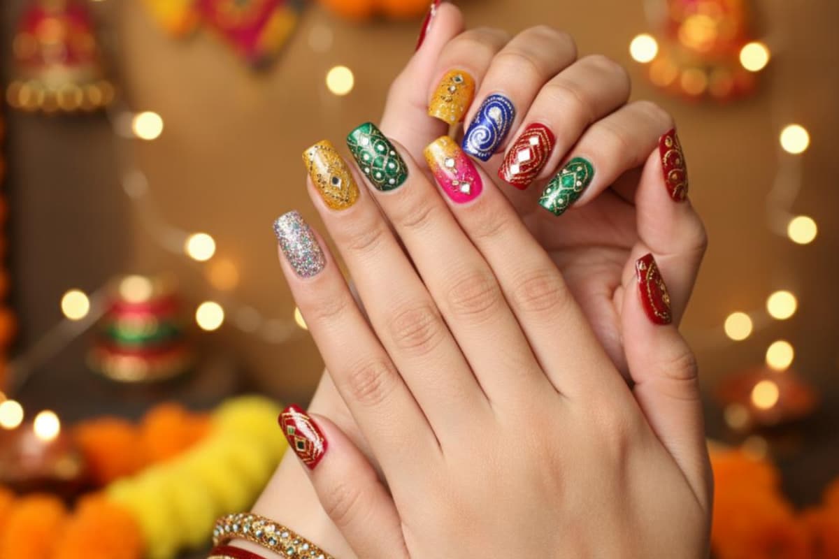 Garba Glam Starts At Your Fingertips: 7 Press-On Nails To Wear This Navratri