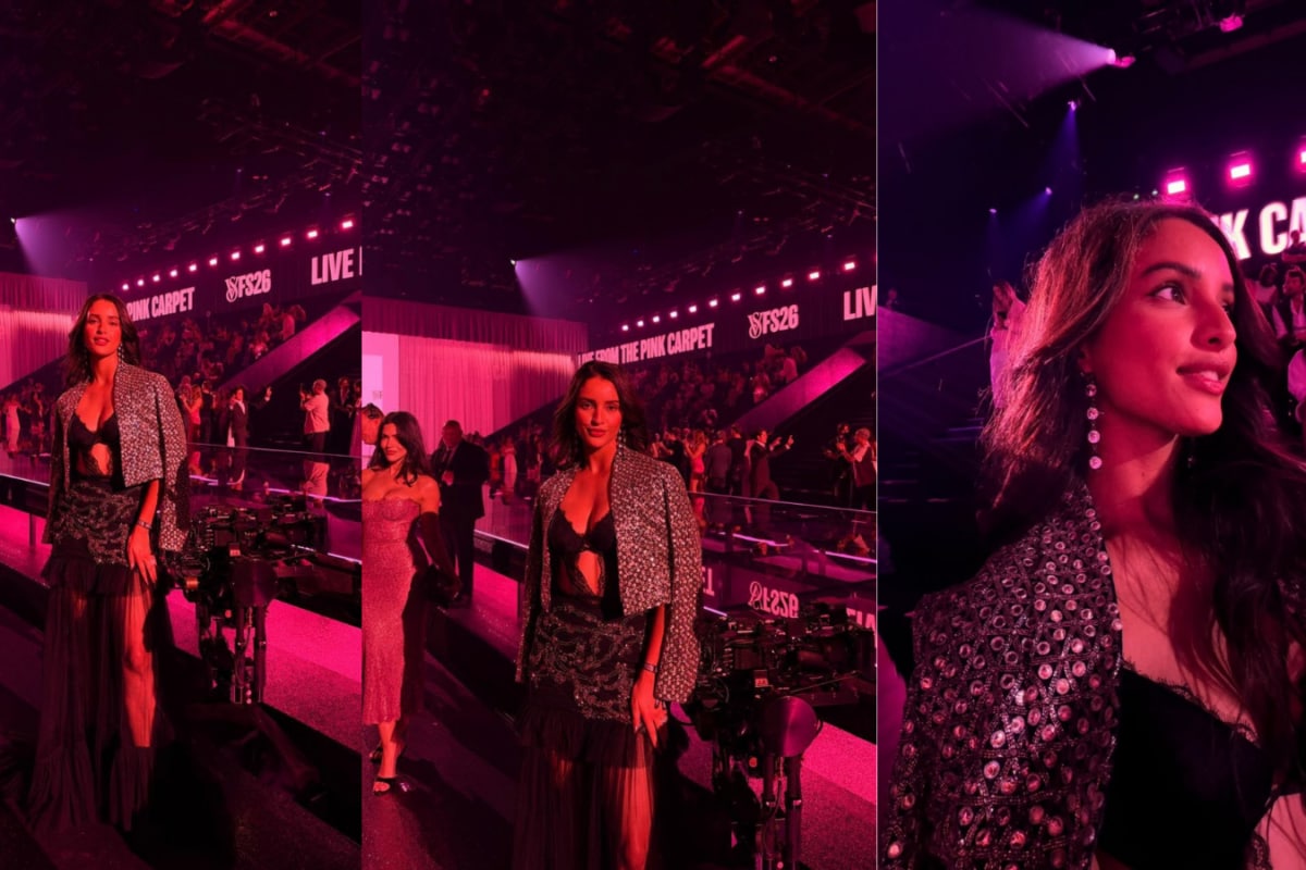 Triptii Dimri’s Victoria’s Secret Fashion Show 2026 Look Is Serving Dark Romance With A Side Of Sparkle