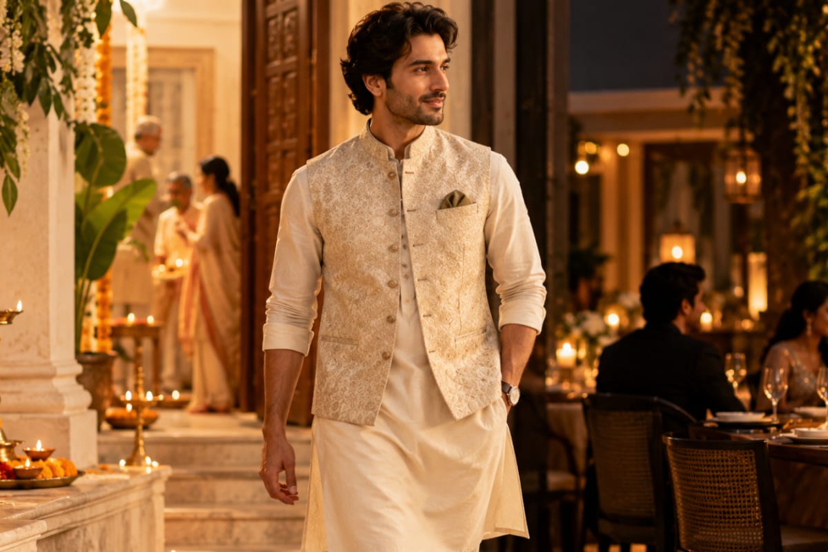 For Men Who Need One Outfit From Puja To Dinner
