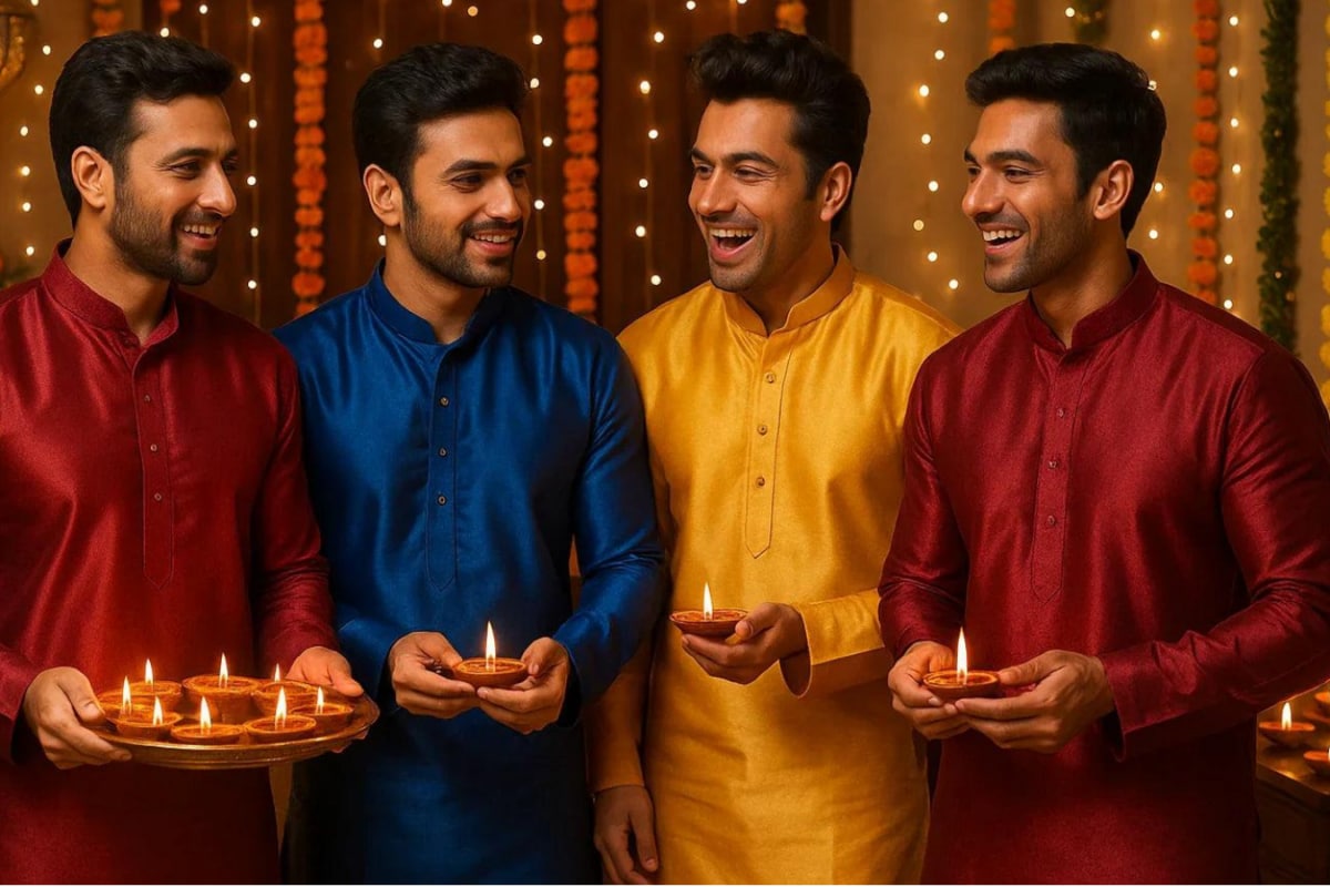 Best Men’s Kurtas Under ₹5,000 for Diwali 2026: Top Picks from Manyavar, Tasva and Fabindia