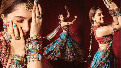 1. Sharvari Wagh’s Turquoise Lehenga Comes With a ₹1.73 Lakh Price Tag and Unlimited Festive Drama
