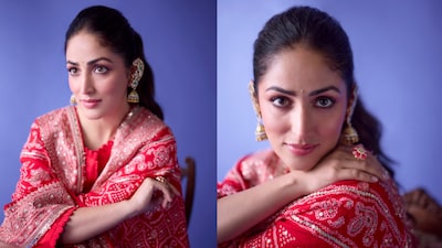 Red Indiand Yami Gautam’s ₹1.01 Lakh Red Anarkali Is a Masterclass in Indian ...