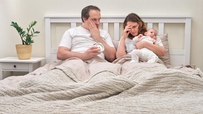 Interrupted sleep is a common challenge for new parents, with frequent nighttime awakenings affecting sleep quality, mood and daily functioning.