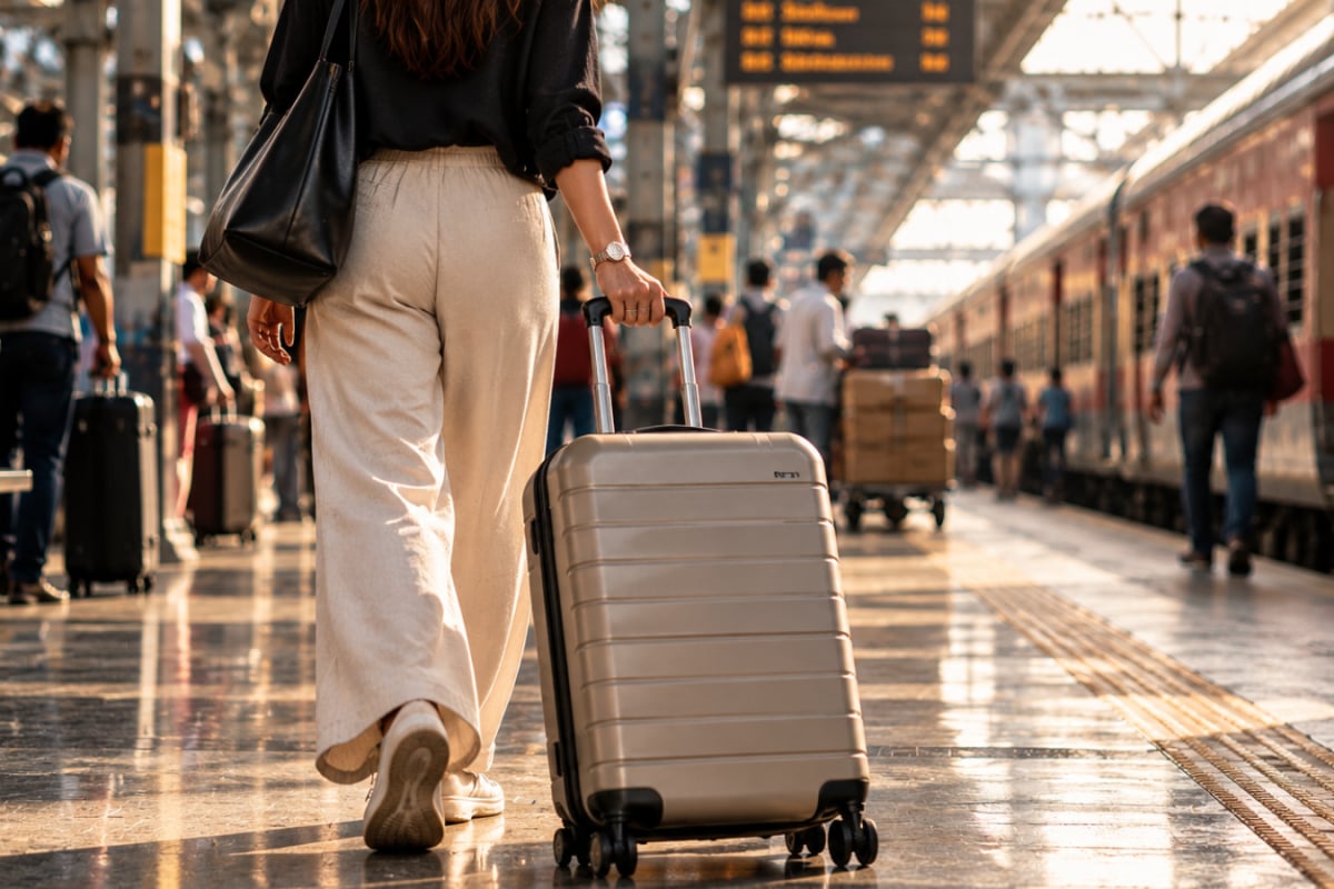 We Dragged Five Cabin Bags Through A Railway Station