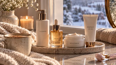Your four-step guide to hydrated, glowing skin all winter long.
