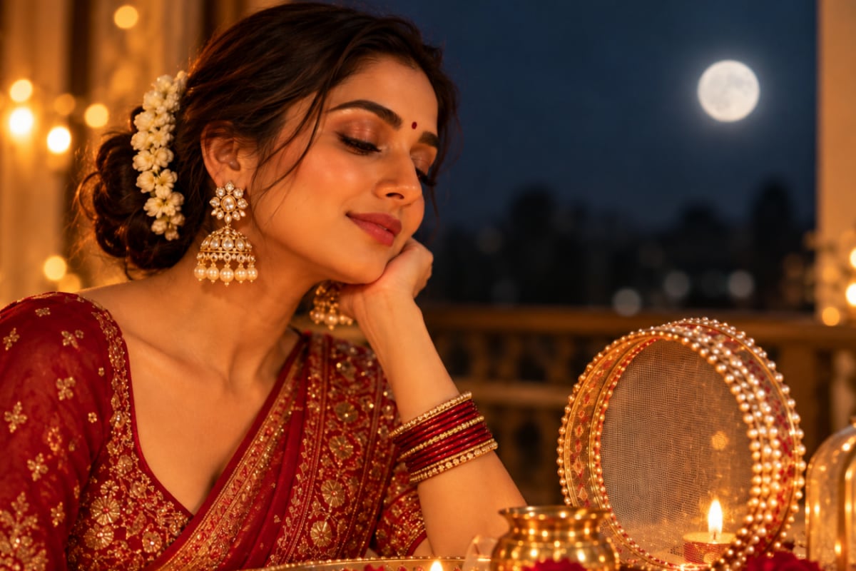 Karwa Chauth 2026: Statement Earrings To Build Your Festive Look Around