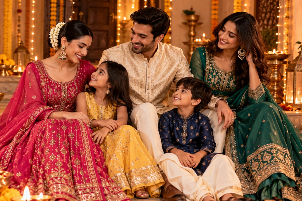 Diwali Shopping: Build A Festive Family Wardrobe On A ₹10,000 Budget