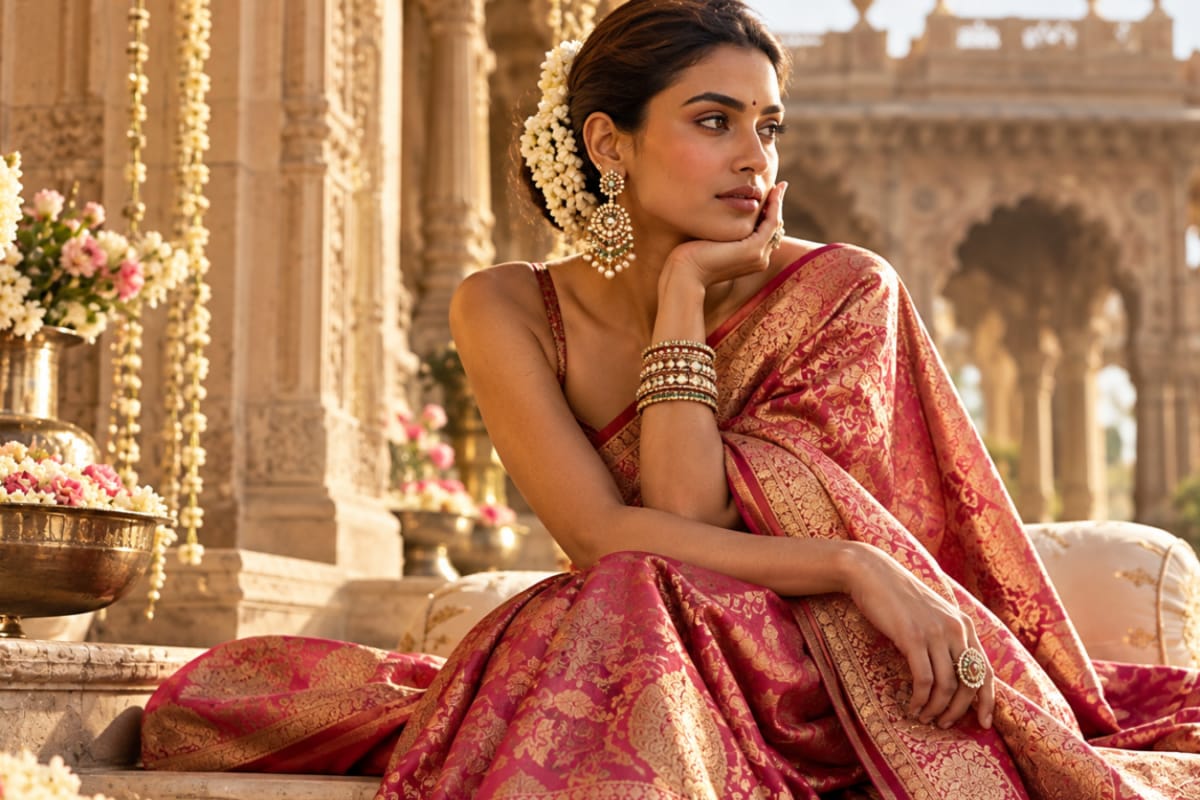 Silk, Sequins & Something Borrowed from the Maharajas: Wedding Sarees with a Modern Point of View
