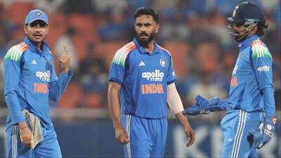 India fined 20 per cent for slow over rate in 3rd ODI against the West Indies. (Picture Credit: Creimas)