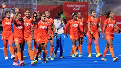 India beat China in final to win gold in women's hockey. (Picture Credit: AP)