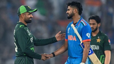 India to face Pakistan in ICC Men's ODI World Cup 2027 match. (Picture Credit: AFP)
