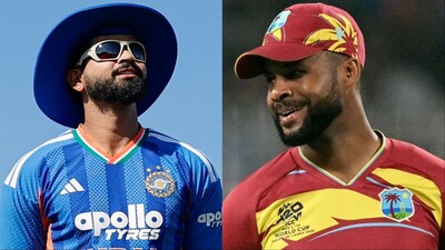 India will face West Indies in a five-match T20I series from October 6 to 17. (Picture Credit: X/@BCCI and AP)