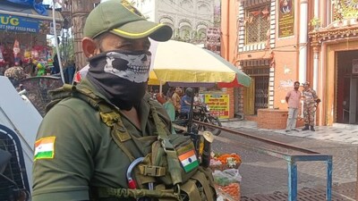 The security grid was strengthened after reports of suspicious movement. (News18)