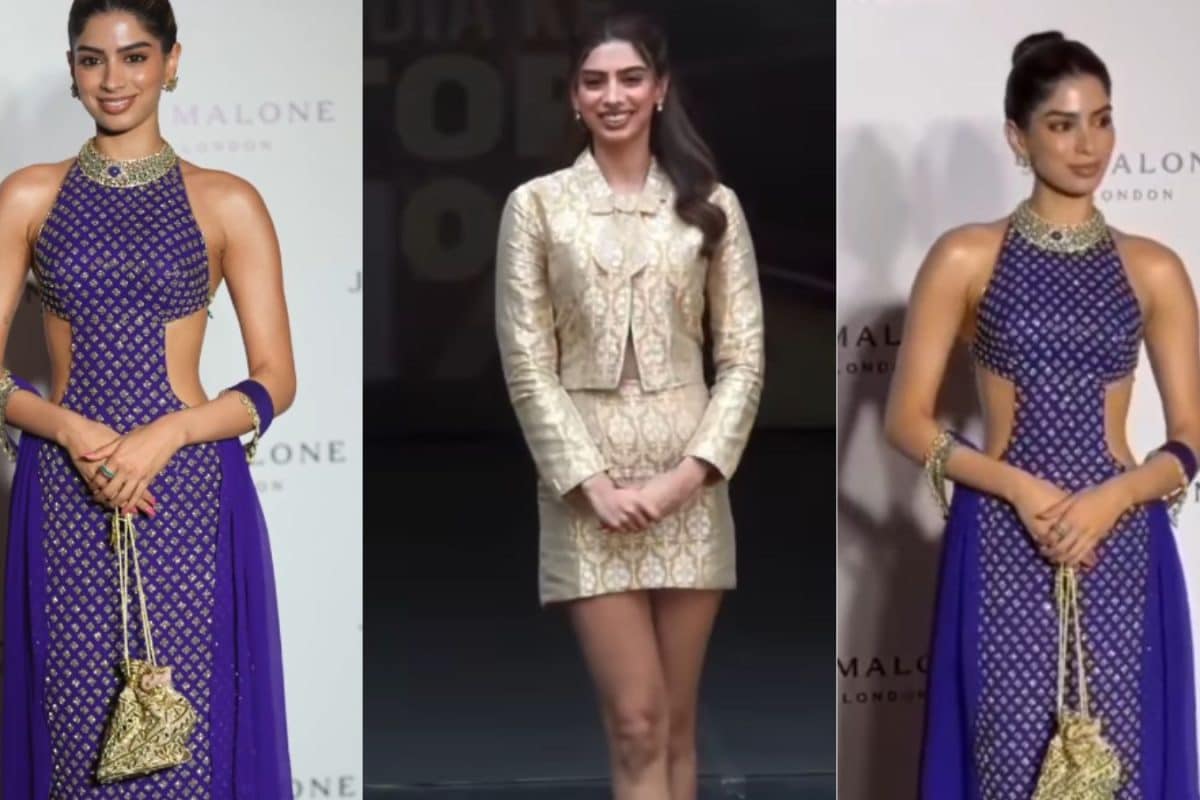 Khushi Kapoor Raises The Festive Style Bar In Anita Dongre And Arpita Mehta