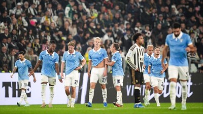 Lazio beat Juventus 3-0 in Serie A match. (Picture Credit: AP)