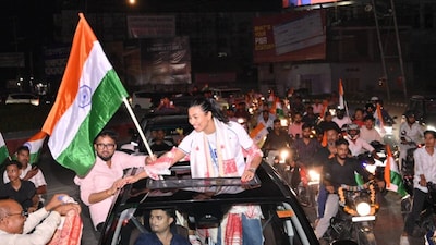 Lovlina Borgohain Gets A Hero’s Welcome In Assam | PHOTOS