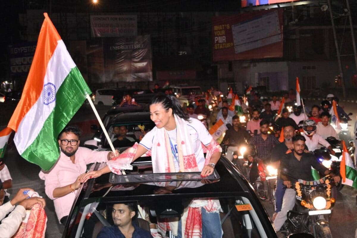 Lovlina Borgohain Gets A Champion’s Welcome In Assam | PHOTOS