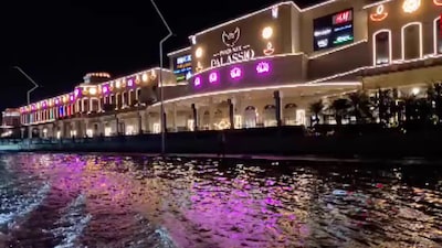 Lucknow Flood Update: The Ekana Stadium-Palassio road has come under pressure from the rising water. (PTI)