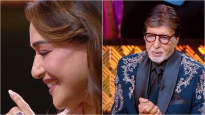 Amitabh Bachchan Is Impressed By Madhuri Dixit As She Channels Her Inner Chandramukhi On KBC