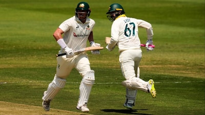 Matthew Renshaw and Nathan Lyon added 134 runs for 9th wicket in 1st innings of 1st Test. (Picture Credit: AP)