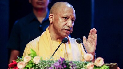 Yogi Adityanath showcases Uttar Pradesh's progress to the people of the state (Photo: PTI)