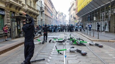 Italy Protests: Rioters Clash With Police, Loot Stores In Milan (Photo: AP)