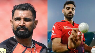 Mohammed Shami and Bhuvneshwar Kumar's journeys are diverging.(AFP, BCCI)