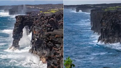 The Hōlei Sea Arch had shown signs of instability for years.