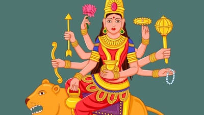 Navratri Day 4 will be observed on October 14, with devotees across India worshipping Maa Kushmanda, the fourth form of Navdurga. (Image: Shutterstock)