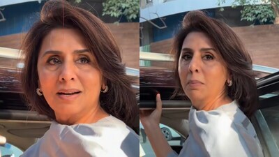 Neetu Kapoor questions paparazzi over back shots during a recent Mumbai outing.