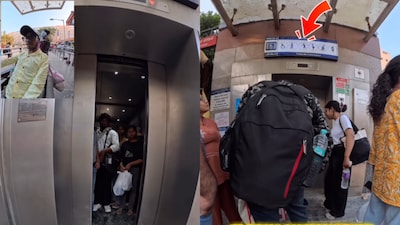 Delhi Commuters Ignore Man In Wheelchair At Metro Lift And Rush Inside; Internet Calls It ‘Lack Of Civic Sense’