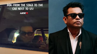 AR Rahman performed in Bengaluru as part of his The Wonderment Tour (Image: Instagram/@ashwini_roja)