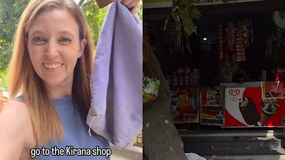 She says that such kirana stores everywhere make India function (Image: Instagram/@kristenfischer3)