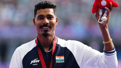 Nishad Kumar wins a medal for India at Asian Para Games 2026. (Picture Credit: AFP)