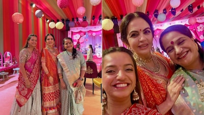 Nita Ambani’s Navratri Lehenga Is A Colourful Ode To India’s Textile Traditions (Credit: Instagram/tamannat_)