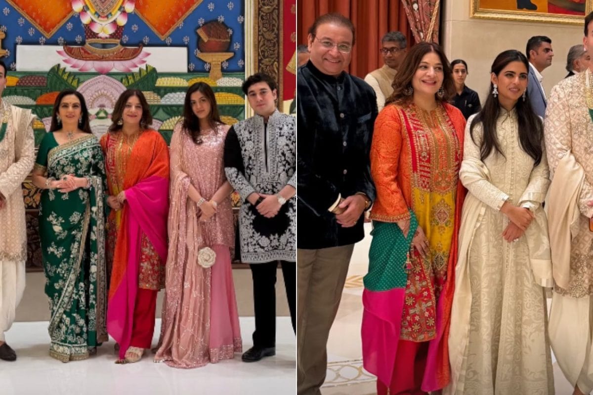 Nita Ambani's Emerald Green Saree Came With A Jaw-Dropping Diamond Choker At Jio IPO Dinner