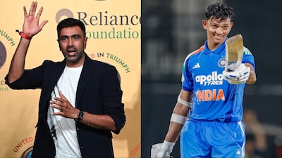 R Ashwin questions BCCI's decision to drop Yashasvi Jaiswal for New Zealand ODIs. (Picture Credit: AFP, Creimas)