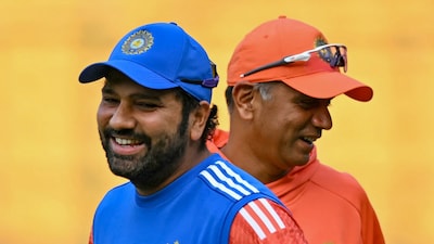 Rahul Dravid and Rohit Sharma shared a successful partnership.(AFP)