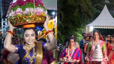 What Is Bathukamma? Rashmika Mandanna Celebrates With Vijay Deverakonda As PV Sindhu Shares Festive Memories (Credit: Instagram/YogenShah/PV Sindhu)