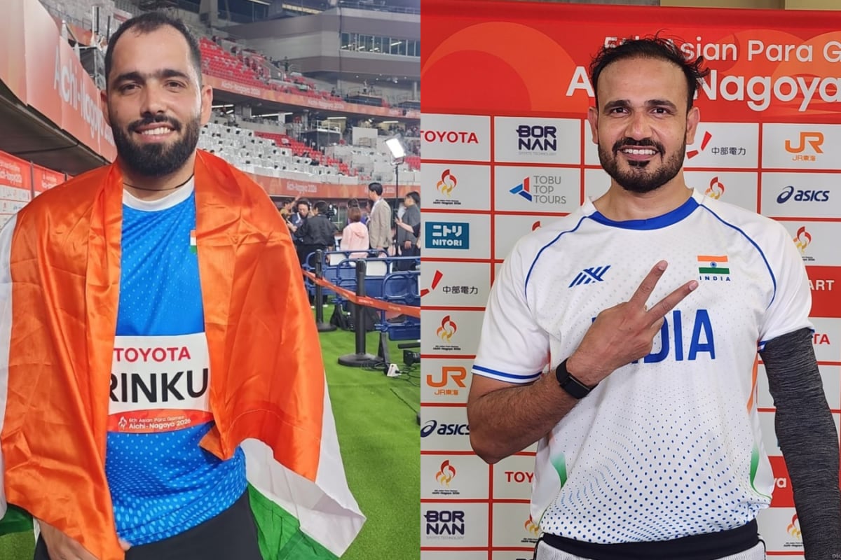 Asian Para Games: Rinku, Ajeet Singh Secure Gold AND Silver For India In Javelin