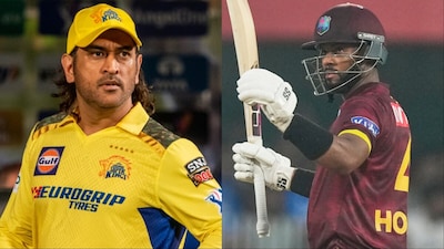 Shai Hope reveals MS Dhoni's advice that helped him during record run chase in 3rd ODI against India. (Picture Credit: PTI)
