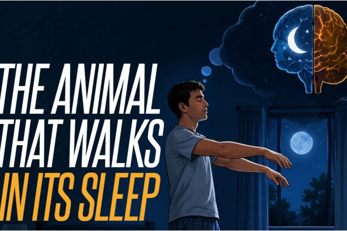 This Is The Only Animal That Walks In Its Sleep