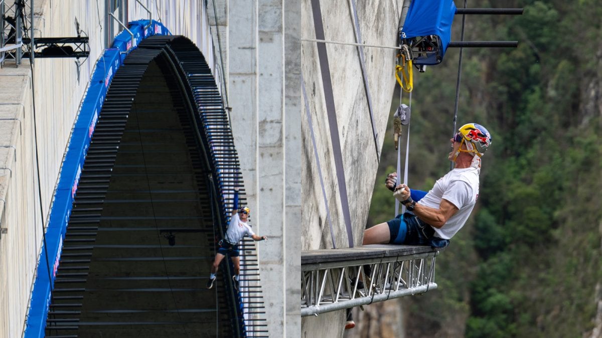 Thomas van Tonder Completes World-First Crossing Beneath Bloukrans Bridge