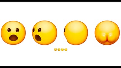 The company even gave a shocked smiley a cheeky makeover. (Image: Google Design)