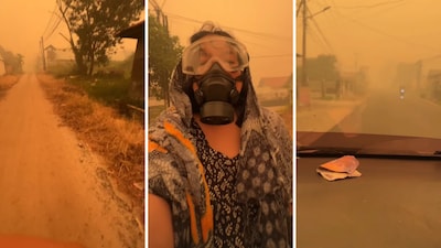 Authorities are testing dry ice dispersal as they work to tackle the crisis. (Instagram/Emmanuela Shinta)
