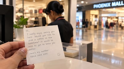 While some users shared ways to approach her, others warned that kindness at work may not mean romantic interest. (AI-Generated Image)